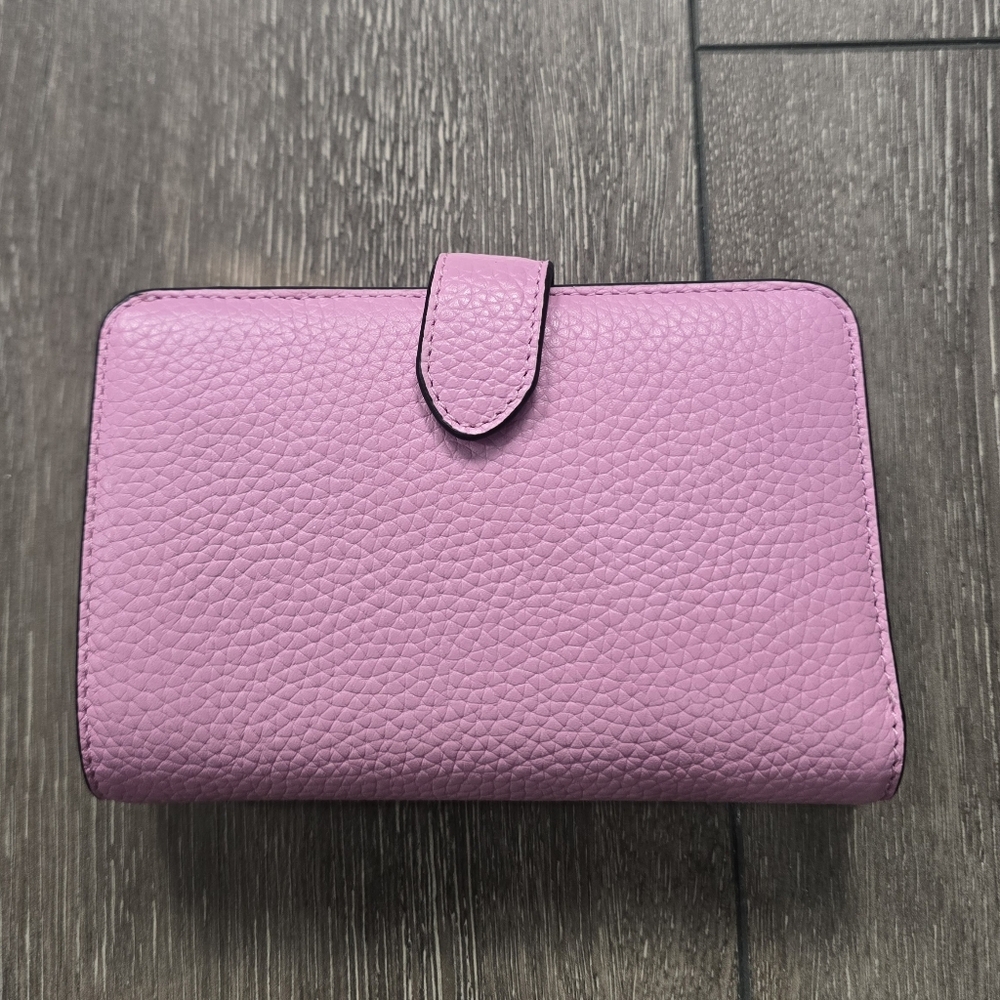 Kate Spade Lena Medium Bifold Pebbled Leather Wallet - Picture 2 of 8